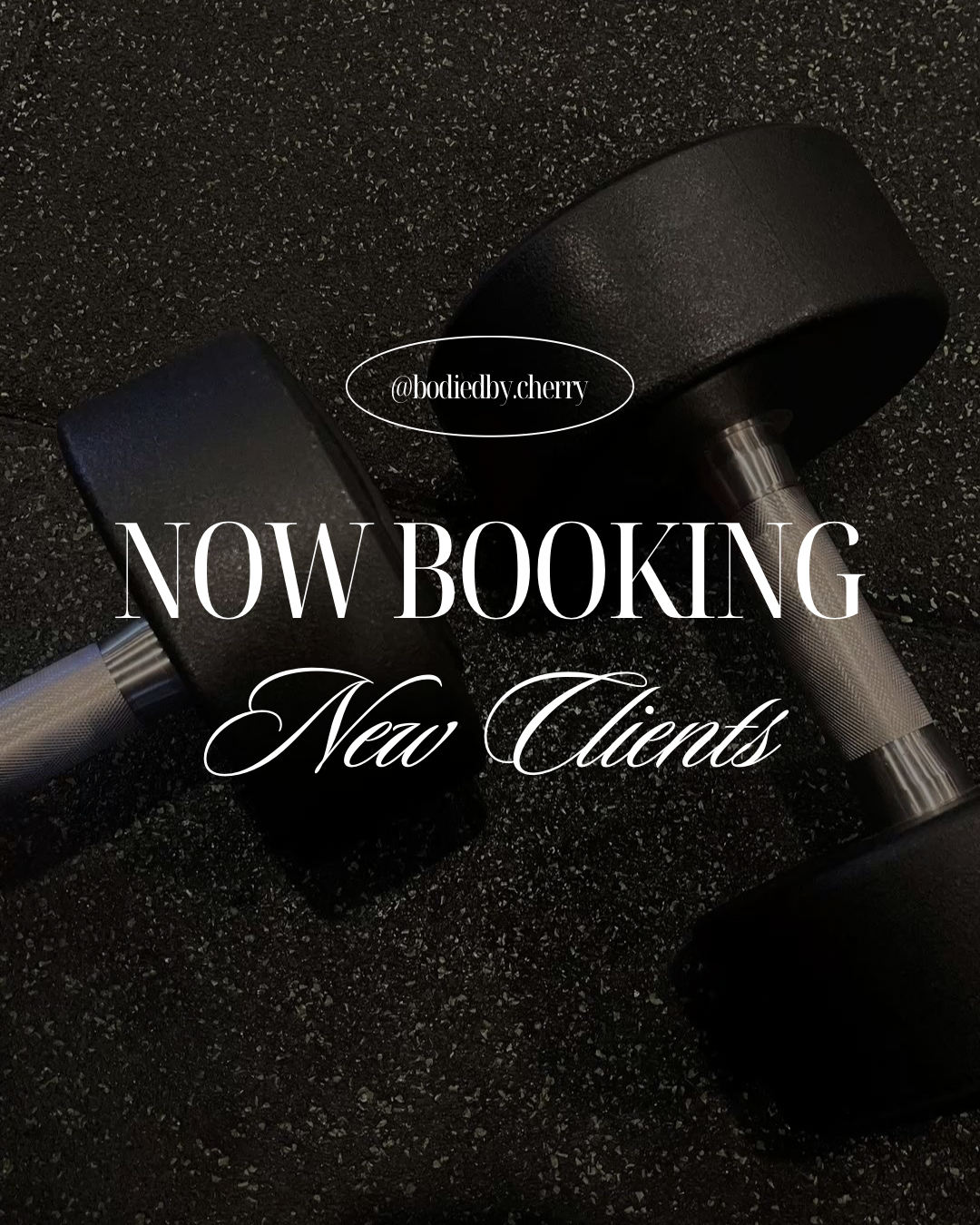 Now booking new clients — Bodied By Cherry